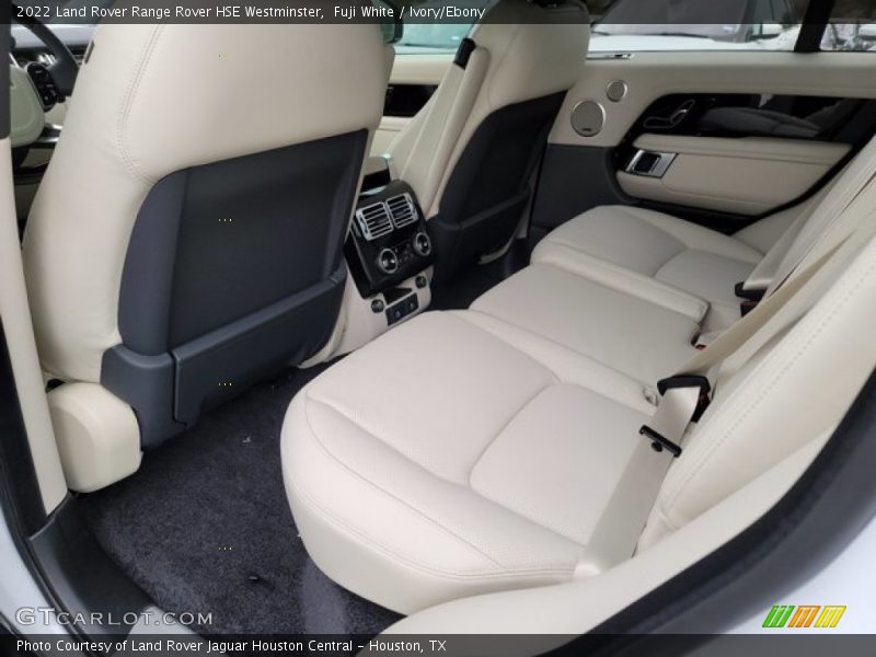 Rear Seat of 2022 Range Rover HSE Westminster