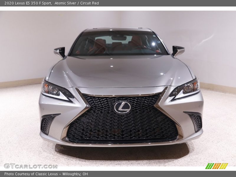 Atomic Silver / Circuit Red 2020 Lexus ES 350 F Sport