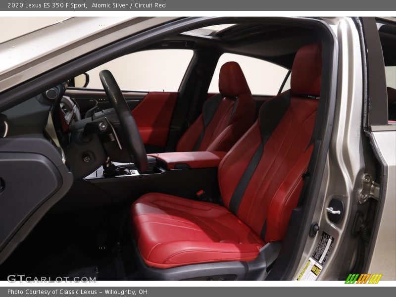 Atomic Silver / Circuit Red 2020 Lexus ES 350 F Sport