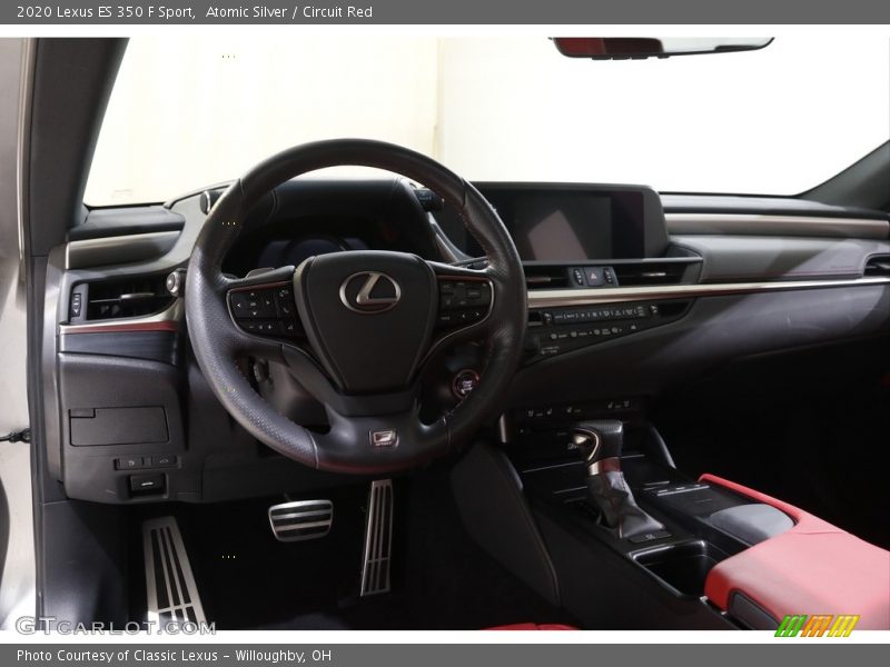 Atomic Silver / Circuit Red 2020 Lexus ES 350 F Sport