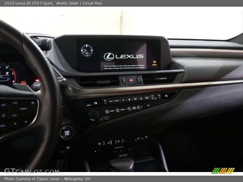 Atomic Silver / Circuit Red 2020 Lexus ES 350 F Sport