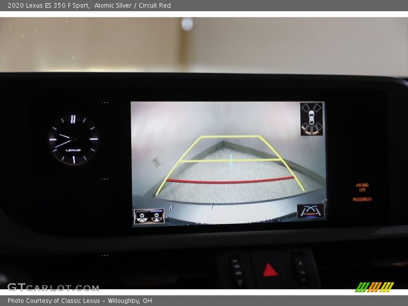 Atomic Silver / Circuit Red 2020 Lexus ES 350 F Sport