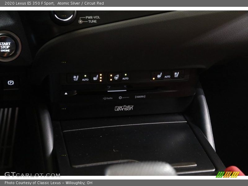 Atomic Silver / Circuit Red 2020 Lexus ES 350 F Sport