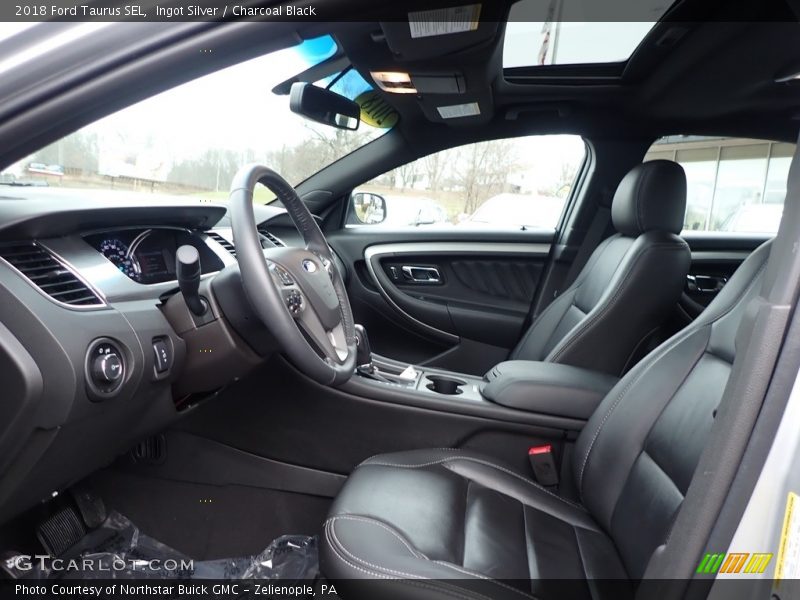Ingot Silver / Charcoal Black 2018 Ford Taurus SEL