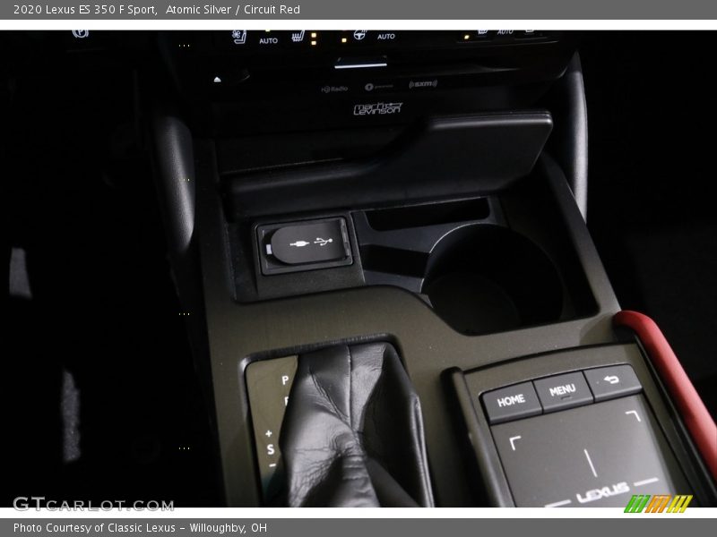 Atomic Silver / Circuit Red 2020 Lexus ES 350 F Sport