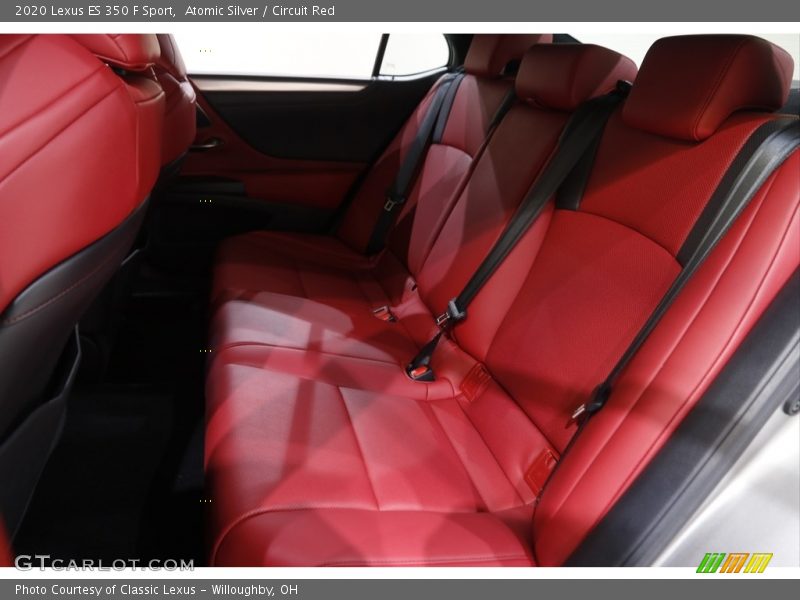 Atomic Silver / Circuit Red 2020 Lexus ES 350 F Sport