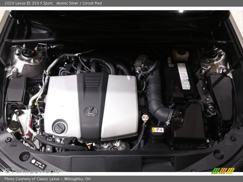 Atomic Silver / Circuit Red 2020 Lexus ES 350 F Sport