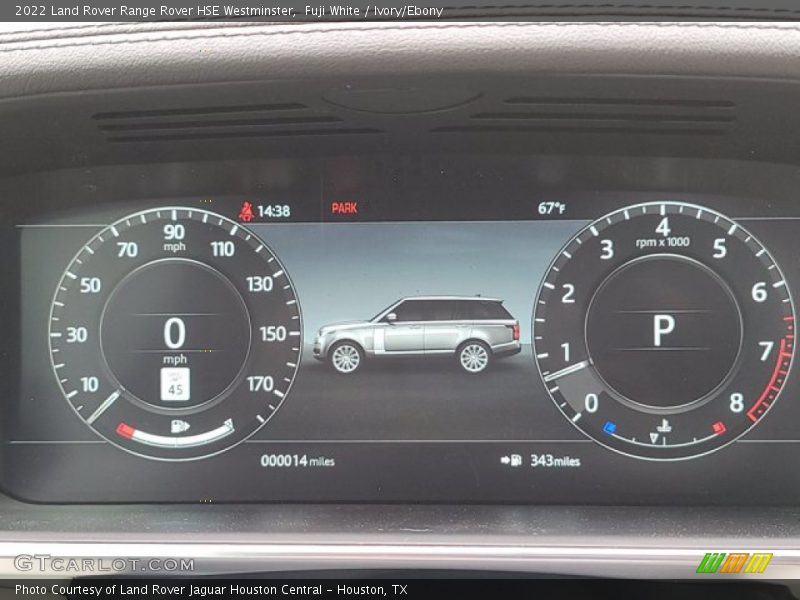  2022 Range Rover HSE Westminster HSE Westminster Gauges