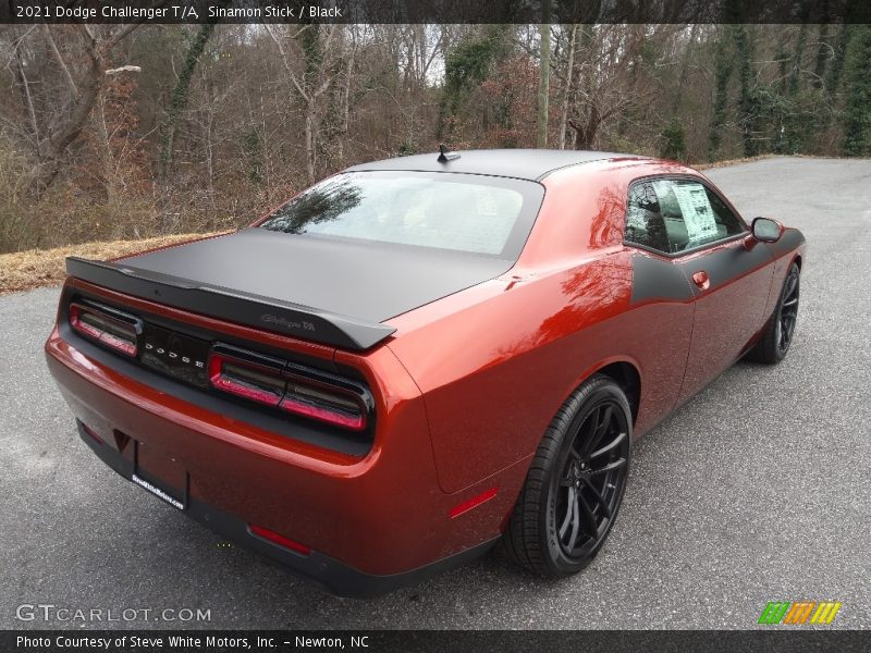 Sinamon Stick / Black 2021 Dodge Challenger T/A