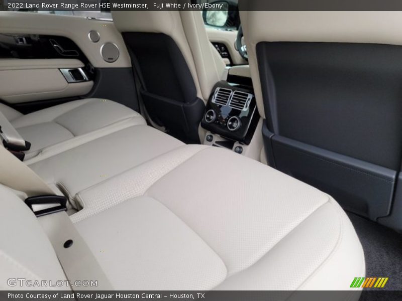 Rear Seat of 2022 Range Rover HSE Westminster