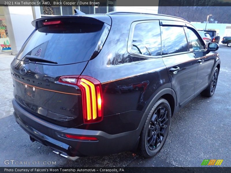 Black Copper / Dune Brown 2021 Kia Telluride SX AWD