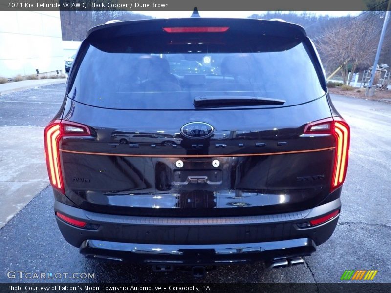 Black Copper / Dune Brown 2021 Kia Telluride SX AWD