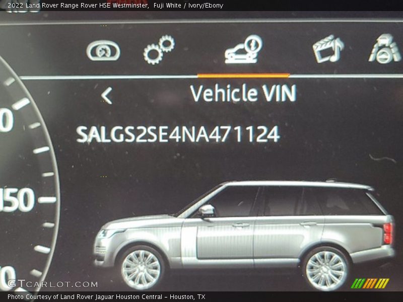 Fuji White / Ivory/Ebony 2022 Land Rover Range Rover HSE Westminster