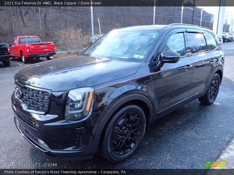 Black Copper / Dune Brown 2021 Kia Telluride SX AWD