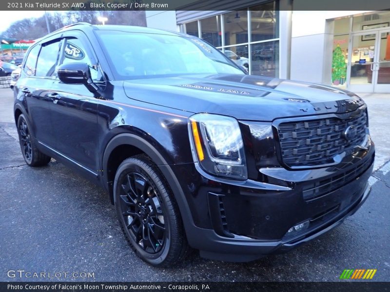 Black Copper / Dune Brown 2021 Kia Telluride SX AWD