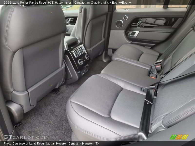 Rear Seat of 2022 Range Rover HSE Westminster