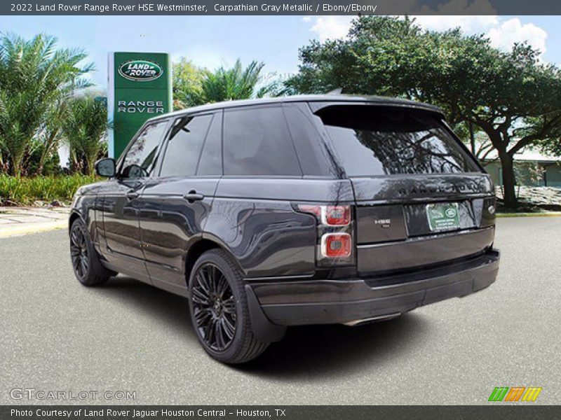 Carpathian Gray Metallic / Ebony/Ebony 2022 Land Rover Range Rover HSE Westminster