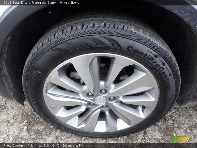 Summit White / Ebony 2018 Buick Encore Preferred