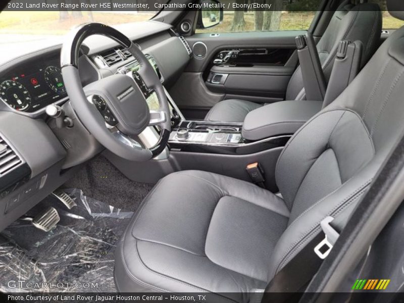 Front Seat of 2022 Range Rover HSE Westminster