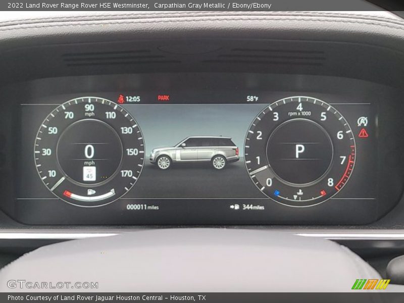  2022 Range Rover HSE Westminster HSE Westminster Gauges