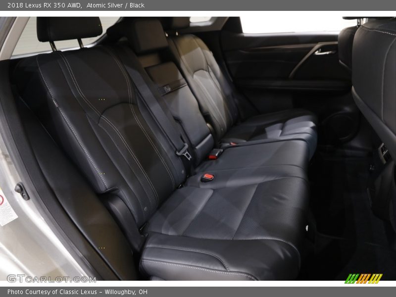 Atomic Silver / Black 2018 Lexus RX 350 AWD