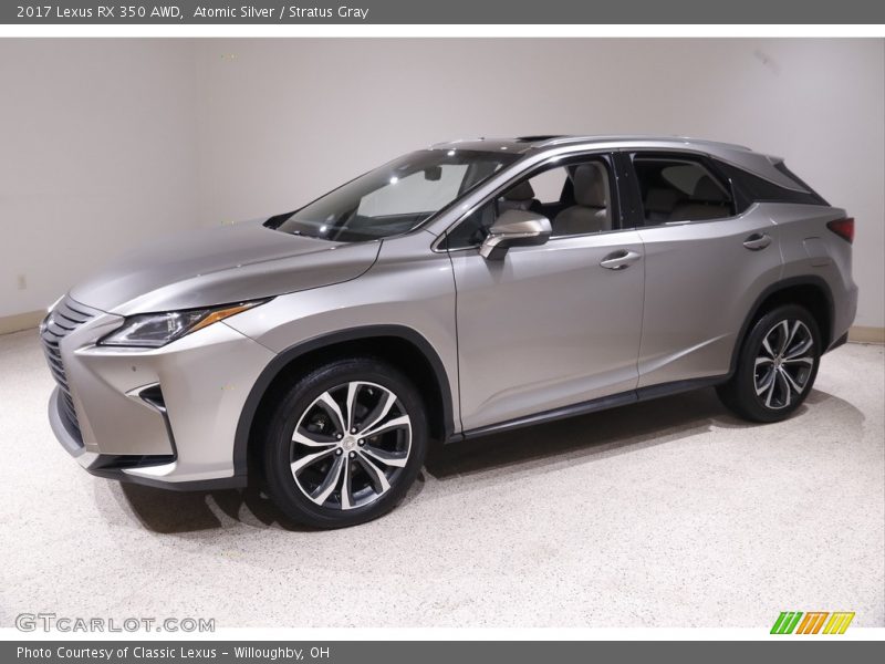 Atomic Silver / Stratus Gray 2017 Lexus RX 350 AWD