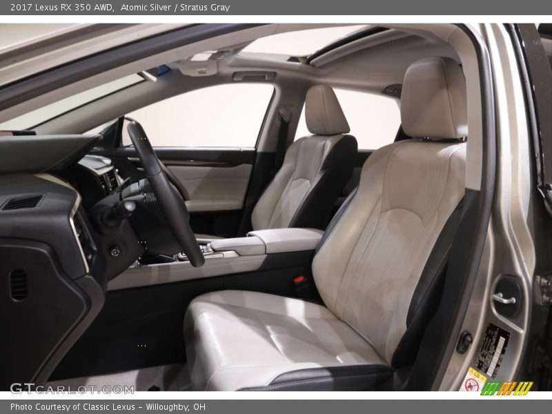 Atomic Silver / Stratus Gray 2017 Lexus RX 350 AWD