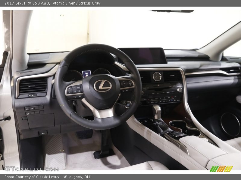 Atomic Silver / Stratus Gray 2017 Lexus RX 350 AWD