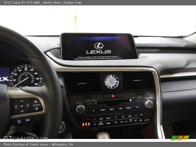Atomic Silver / Stratus Gray 2017 Lexus RX 350 AWD