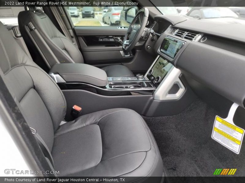 Front Seat of 2022 Range Rover HSE Westminster