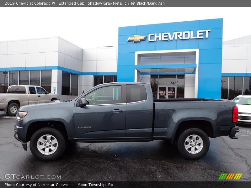 Shadow Gray Metallic / Jet Black/Dark Ash 2019 Chevrolet Colorado WT Extended Cab