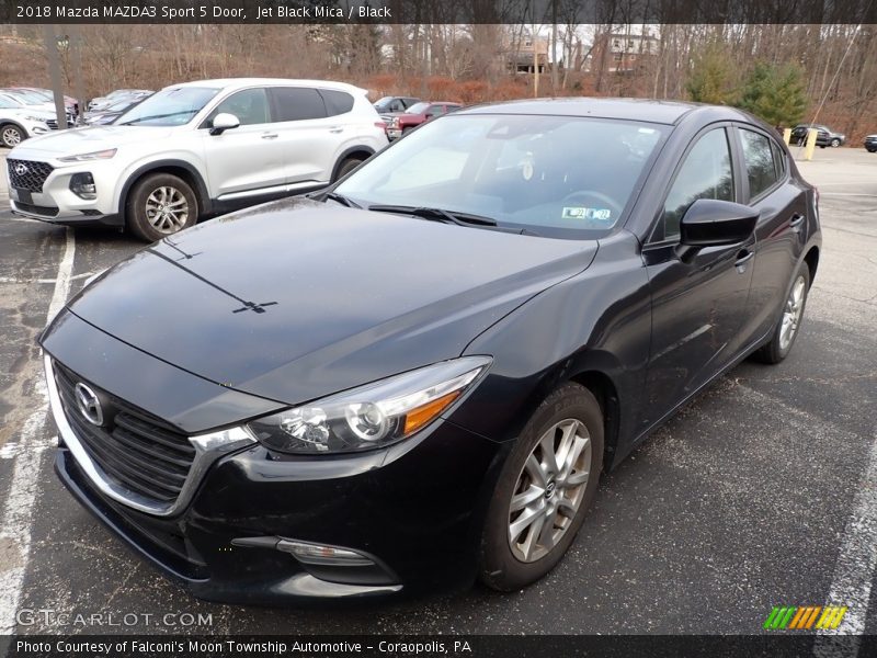 Jet Black Mica / Black 2018 Mazda MAZDA3 Sport 5 Door