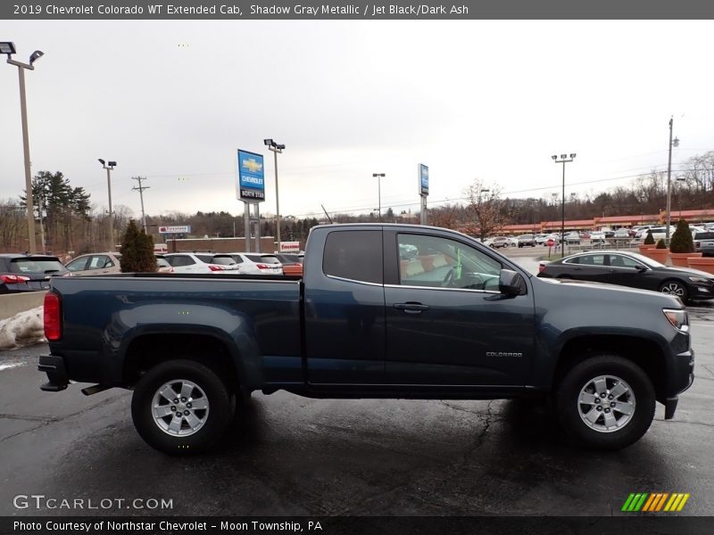 Shadow Gray Metallic / Jet Black/Dark Ash 2019 Chevrolet Colorado WT Extended Cab