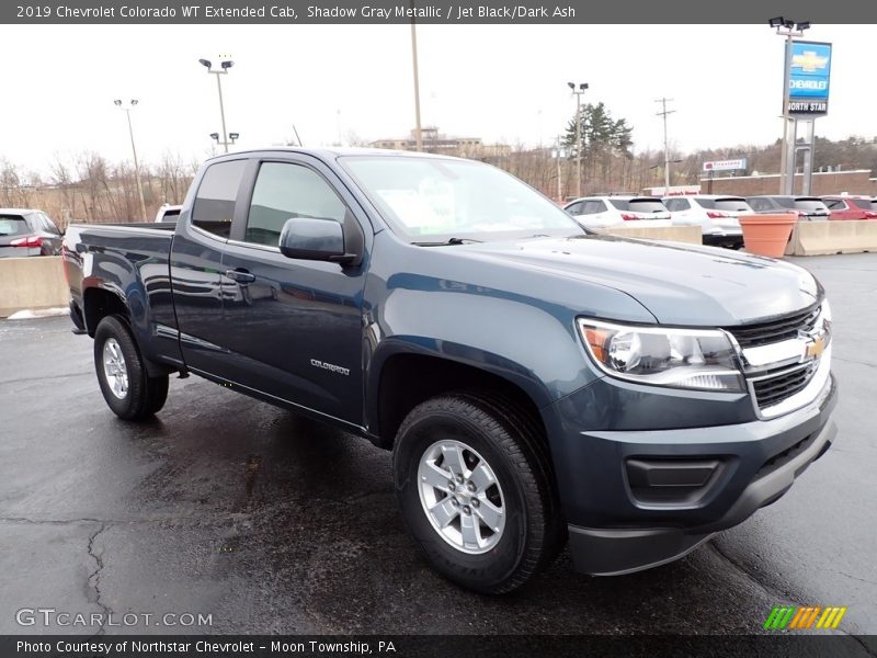 Shadow Gray Metallic / Jet Black/Dark Ash 2019 Chevrolet Colorado WT Extended Cab