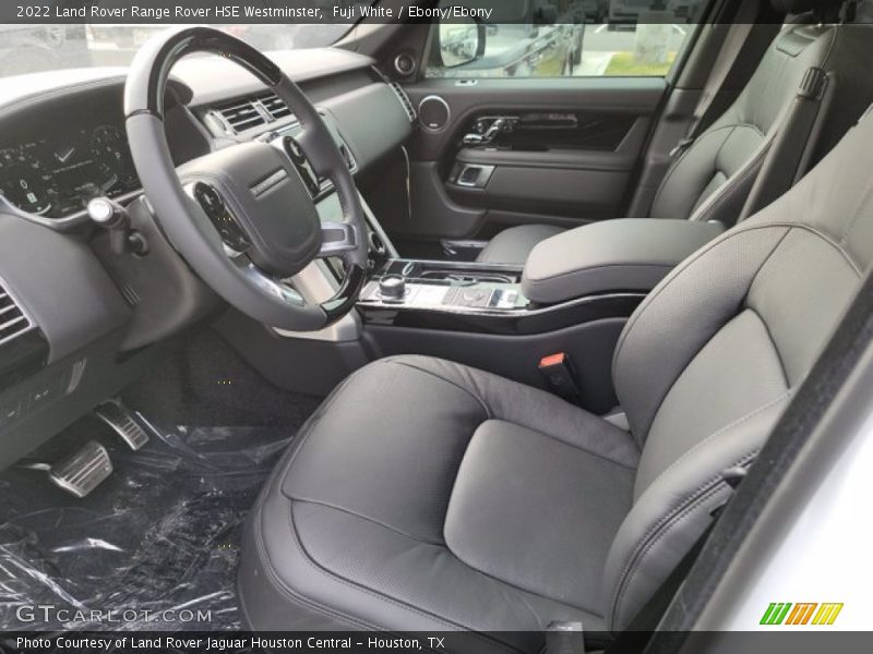 Front Seat of 2022 Range Rover HSE Westminster