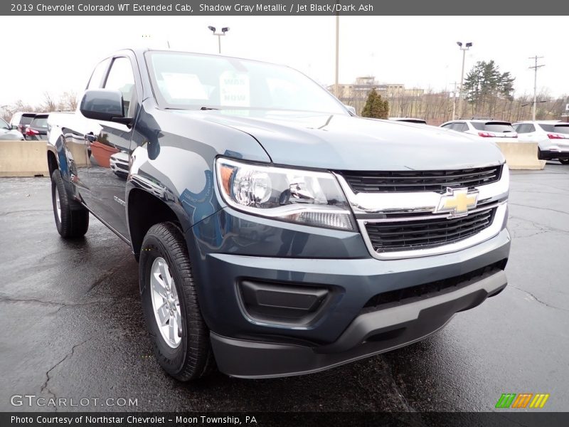 Shadow Gray Metallic / Jet Black/Dark Ash 2019 Chevrolet Colorado WT Extended Cab
