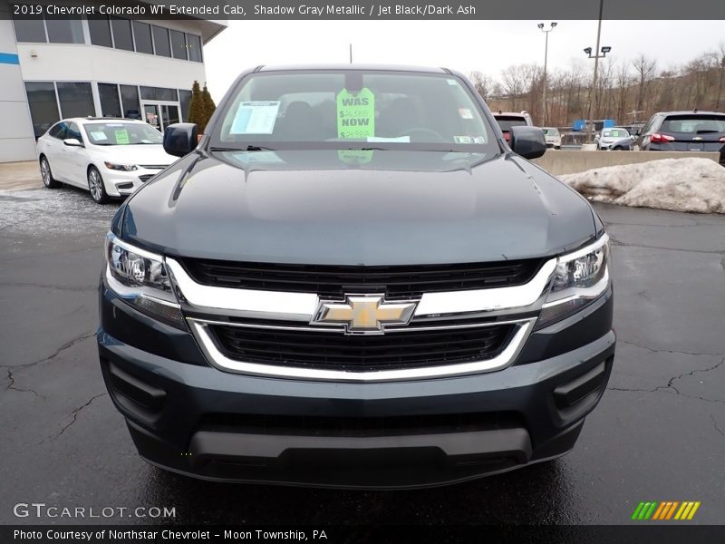 Shadow Gray Metallic / Jet Black/Dark Ash 2019 Chevrolet Colorado WT Extended Cab