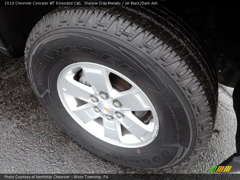 Shadow Gray Metallic / Jet Black/Dark Ash 2019 Chevrolet Colorado WT Extended Cab