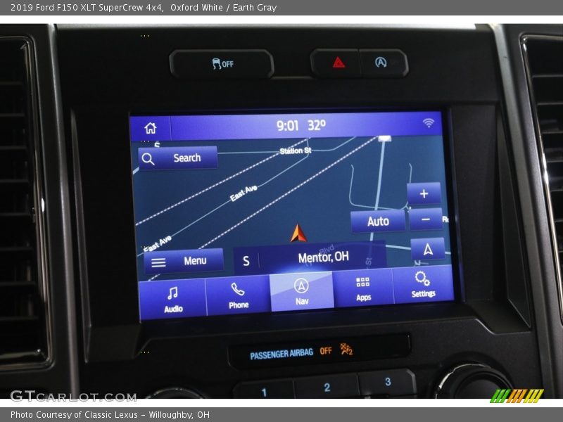 Oxford White / Earth Gray 2019 Ford F150 XLT SuperCrew 4x4