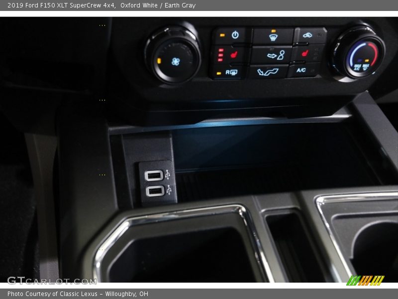 Oxford White / Earth Gray 2019 Ford F150 XLT SuperCrew 4x4