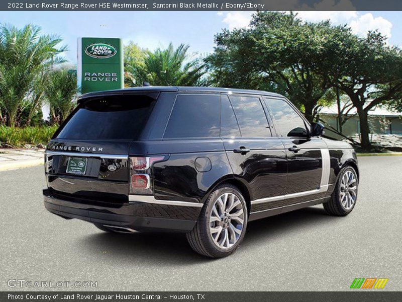 Santorini Black Metallic / Ebony/Ebony 2022 Land Rover Range Rover HSE Westminster