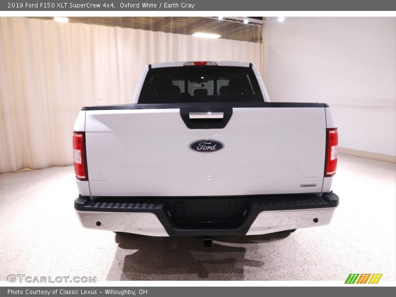 Oxford White / Earth Gray 2019 Ford F150 XLT SuperCrew 4x4