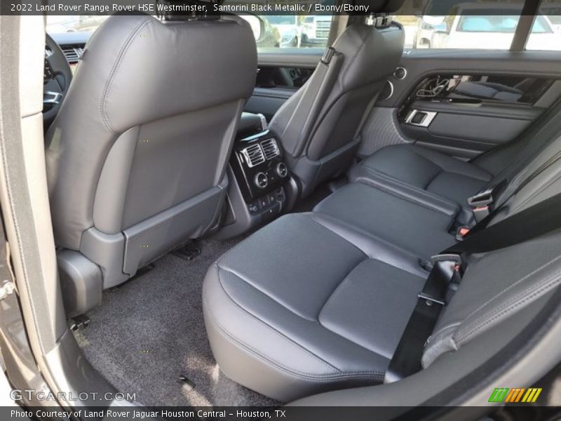 Rear Seat of 2022 Range Rover HSE Westminster