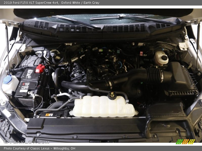Oxford White / Earth Gray 2019 Ford F150 XLT SuperCrew 4x4