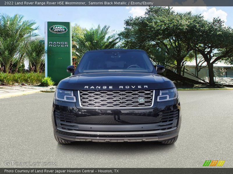 Santorini Black Metallic / Ebony/Ebony 2022 Land Rover Range Rover HSE Westminster