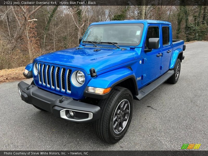Hydro Blue Pearl / Black 2021 Jeep Gladiator Overland 4x4