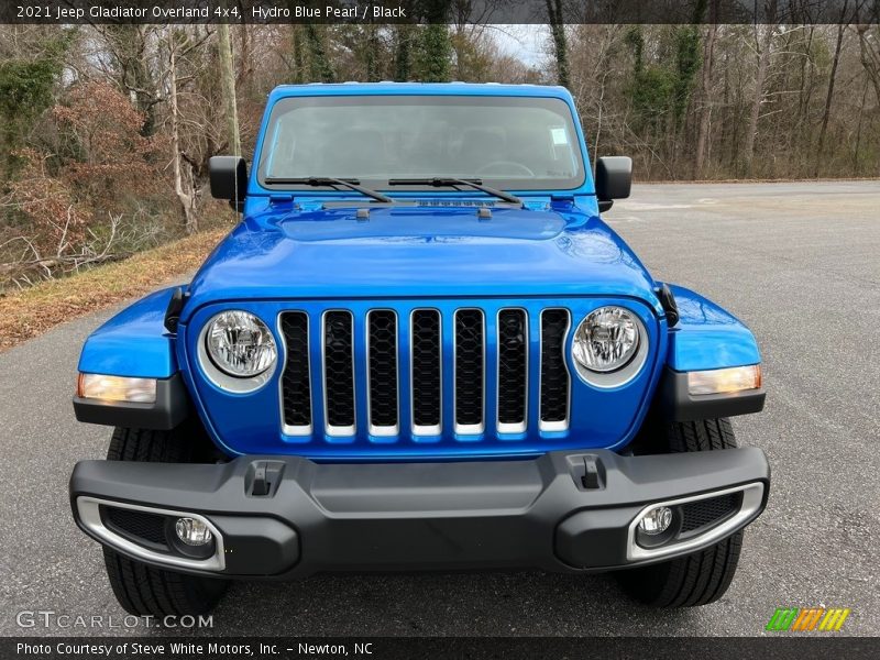 Hydro Blue Pearl / Black 2021 Jeep Gladiator Overland 4x4