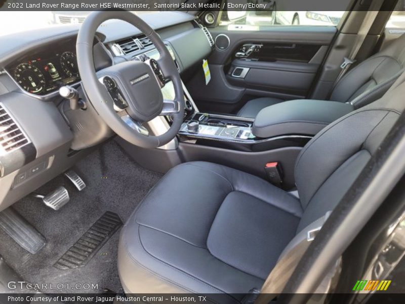 Front Seat of 2022 Range Rover HSE Westminster
