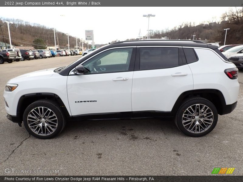 Bright White / Black 2022 Jeep Compass Limited 4x4