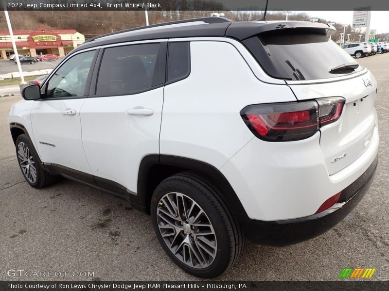 Bright White / Black 2022 Jeep Compass Limited 4x4